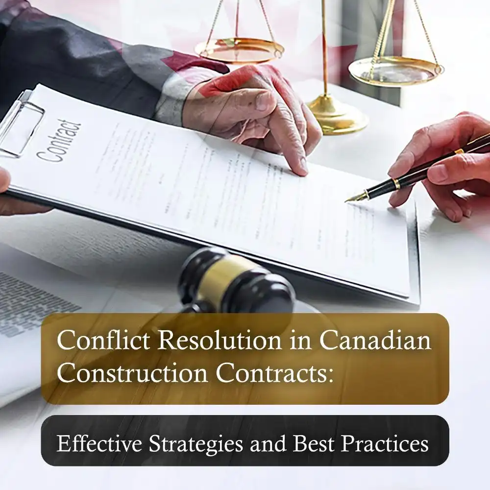 Conflict Resolution in Canadian Construction Contracts: Effective Strategies and Best Practices